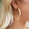 Jewelry * | Discount Ellison + Young Kelsee Hoops Accessories