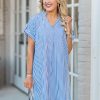 Clothing * | Excellent Solution Malissa Dress- Blue