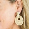 Jewelry * | Quick Delivery * Ann Marie Round Woven Earring Accessories