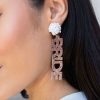 Jewelry * | Excellent Girly Bride Earrings- Multicolor