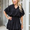 Clothing * | Cheap Entro Dresses Barbi Dress- Black