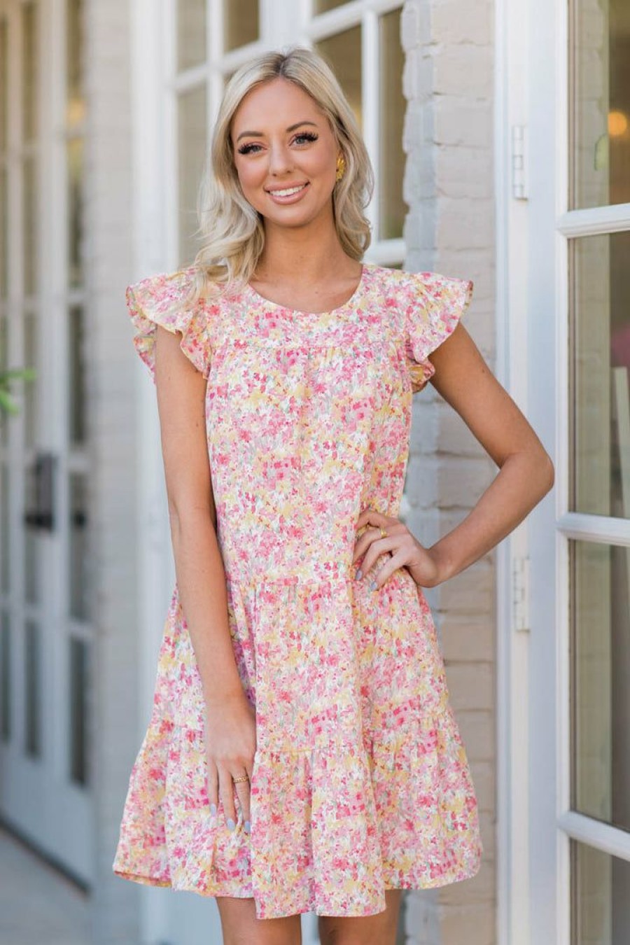 Clothing * | Special Offers Hayden Priscilla Dress- Pink Dresses