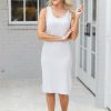 Clothing * | Top Sellers Cherish Dresses Brandi Dress- Sand