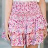 Clothing * | Excellent Entro Katey Skirt- Pink Bottoms