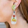 Jewelry * | Cheaper Wona Trading Topo Earrings Lime