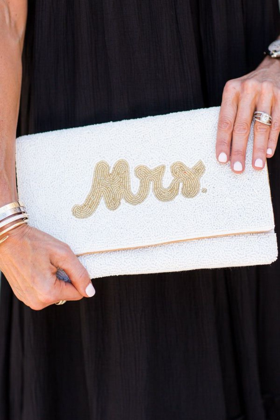 Accessories * | Classical La Chic Designs Mrs. Clutch Best Dressed Guest