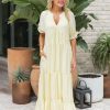 Trending * | Less Expensive &Merci Marianne Dress- Yellow