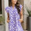 Trending * | Shoping Thml Eileen Dress- Lilac