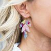 Jewelry * | Top Sellers Fame Kelsey Earrings- Multi Summer Of Color