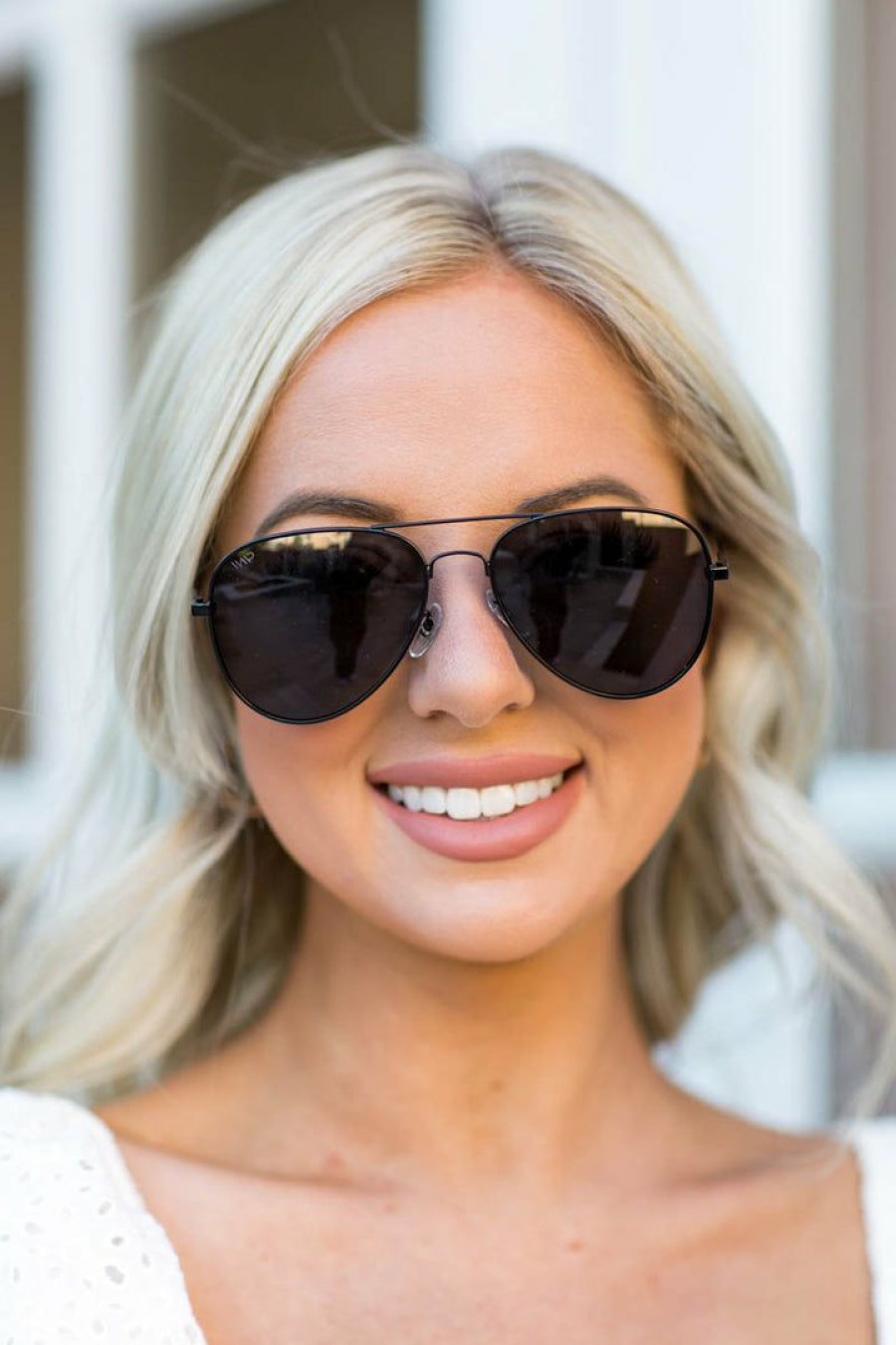 Accessories * | Bestsellers Polarized Frame Aviator Sunglasses By Wearme Pro Tanya X Avara