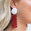 Jewelry * | Excellent Bmr Designs Grad Gifts Bama Earrings