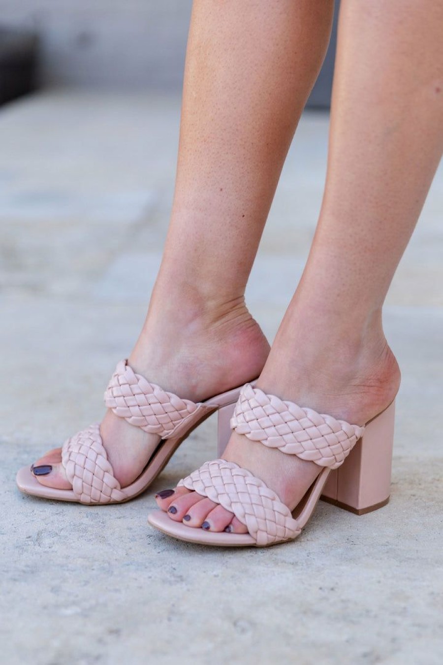 Shoes * | Classical Shoe Shoe Train Vivian Heel- Blush Shoes