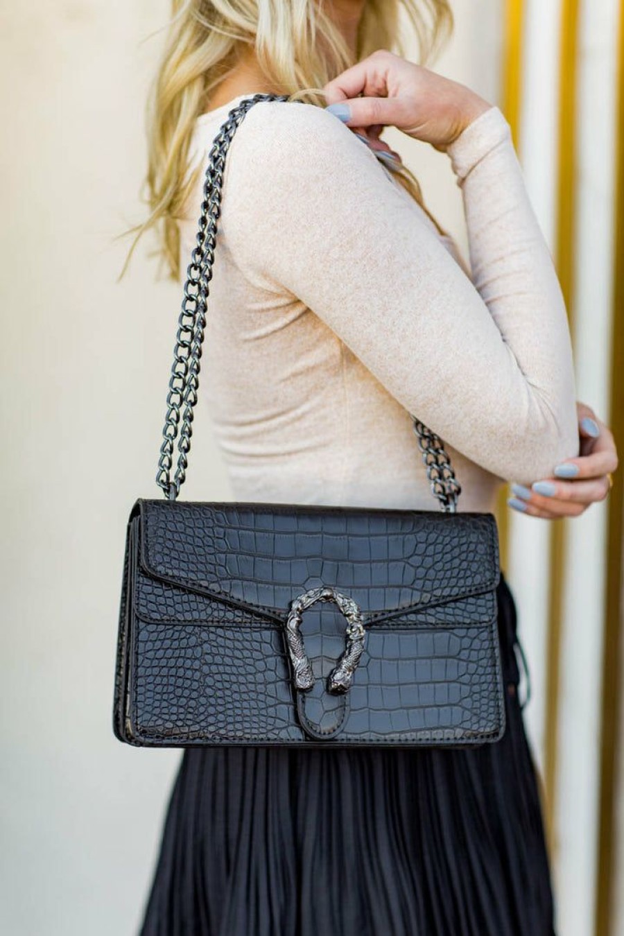 Accessories * | Excellent * Dina Handbag- Black Accessories