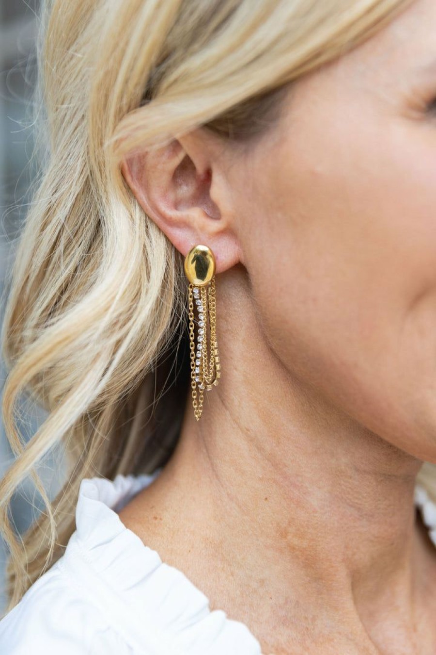 Jewelry * | Special Hamptons Stud Earrings By Hjane Jewels