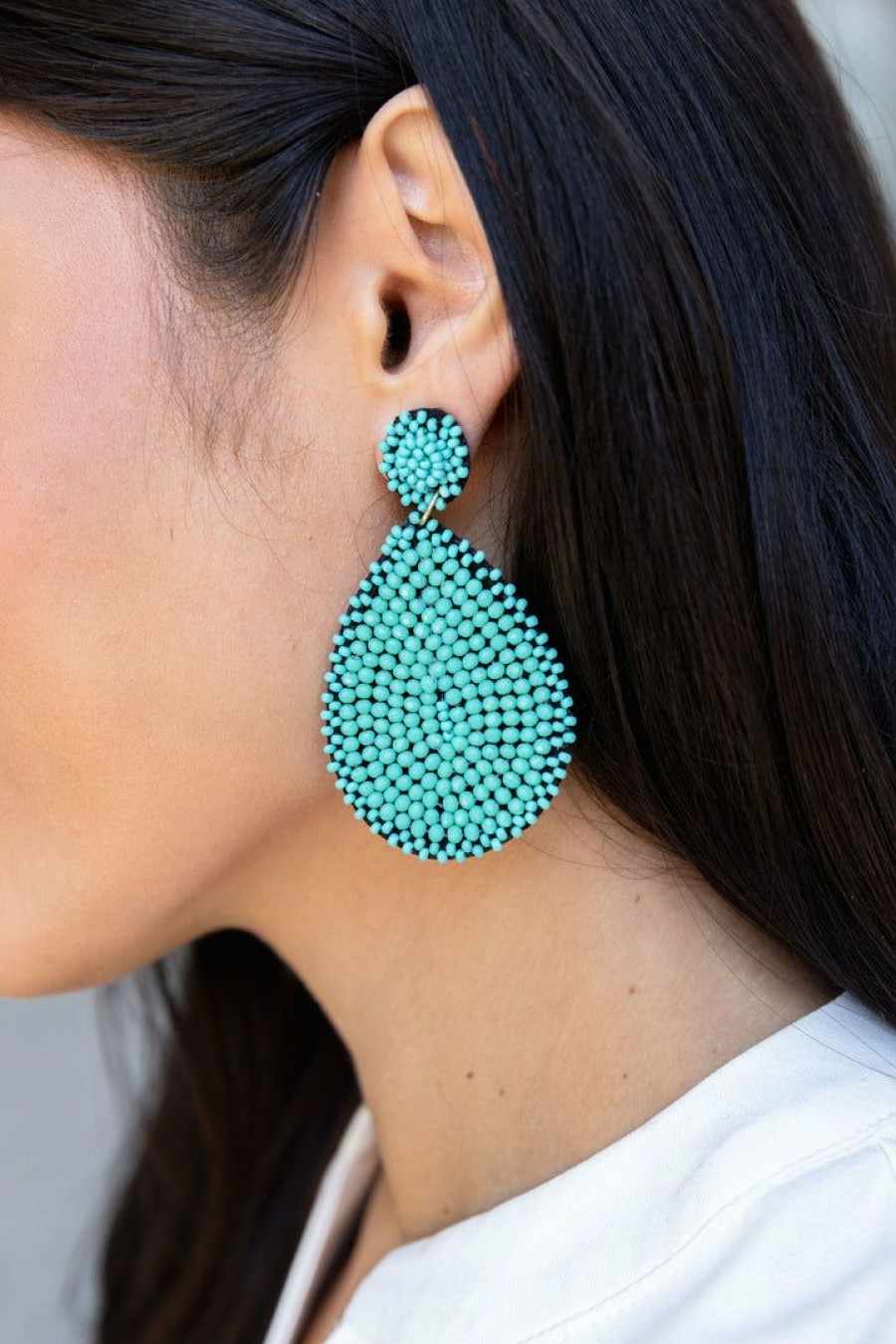 Jewelry * | Exactly Discount Blandice Jewelry Summer Of Color Witten Earrings Turquoise