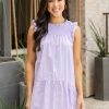 Trending * | Classical &Merci Brooklyn Dress Lavender Dresses