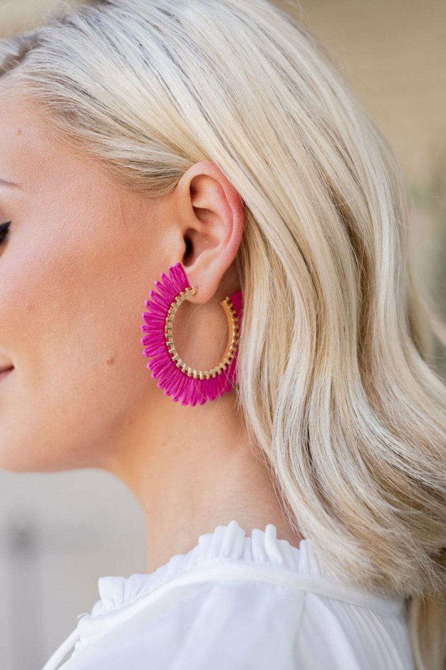 Jewelry * | Exactly Discount Fame Betsy Hoop Earrings