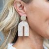 Jewelry * | Excellent Illord Accessories Jolie Arch Earrings- Gold