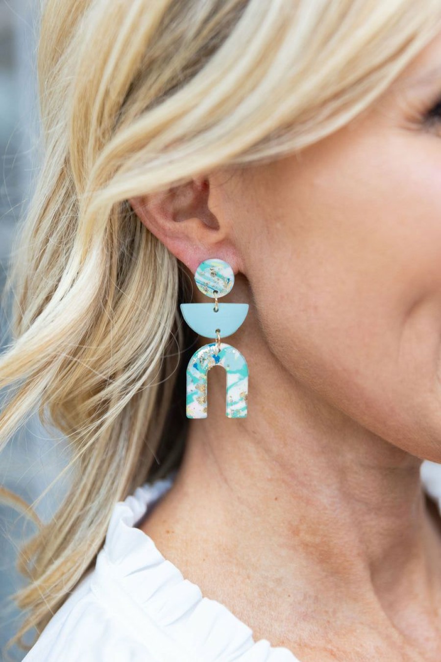 Jewelry * | Hot Sale Bag Boutique Ava Arch Earrings