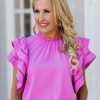 Clothing * | Discount Strut & Bolt Leann Top- Pink